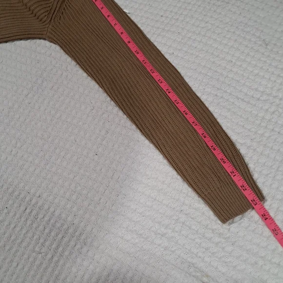 Tommy Hilfiger Beige Cable Knit Sweater For Women - Picture 4 of 13